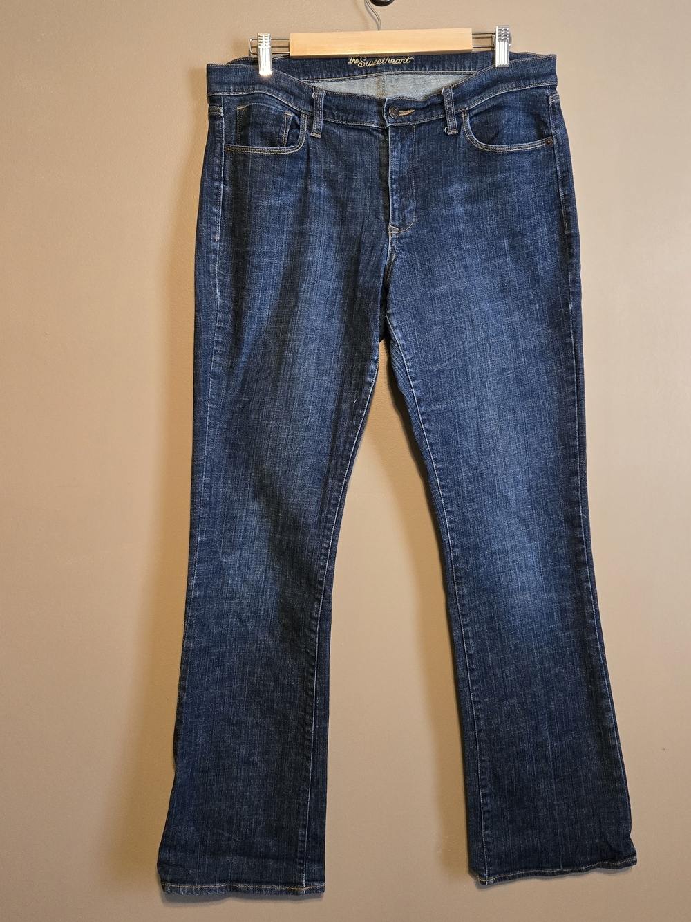 Old Navy Dark Blue Straight Leg Jeans